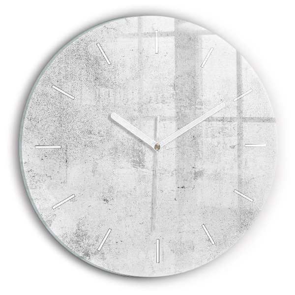 Reloj redondo pared Muro de hormigón