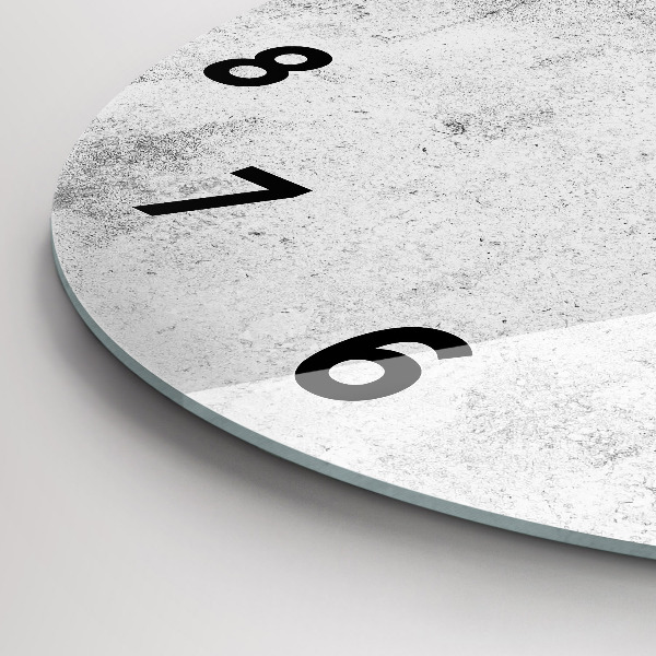 Reloj redondo pared Muro de hormigón