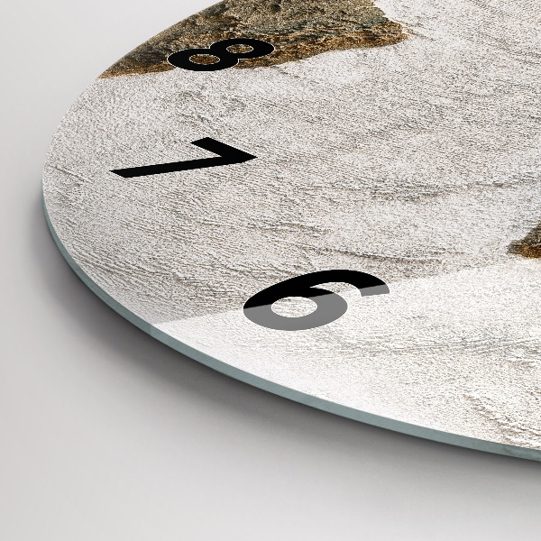 Reloj redondo pared Viejo mapa del mundo