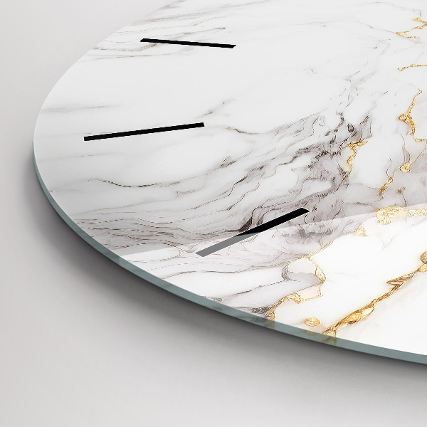 Reloj redondo pared Mármol decorativo