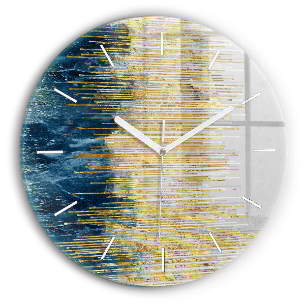 Reloj redondo pared Patrón decorativo