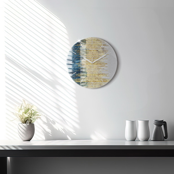 Reloj redondo pared Patrón decorativo