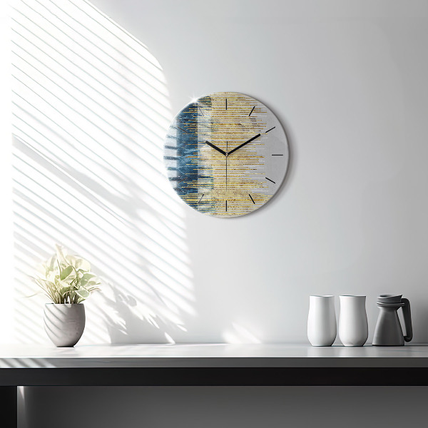 Reloj redondo pared Patrón decorativo