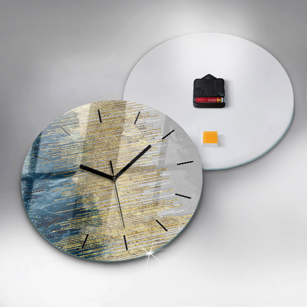 Reloj redondo pared Patrón decorativo