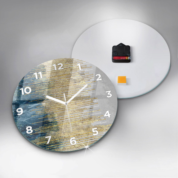 Reloj redondo pared Patrón decorativo