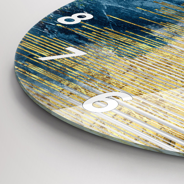 Reloj redondo pared Patrón decorativo