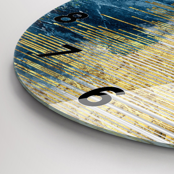 Reloj redondo pared Patrón decorativo