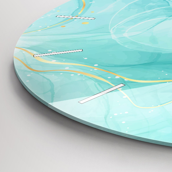 Reloj de pared redondo Mármol abstracto