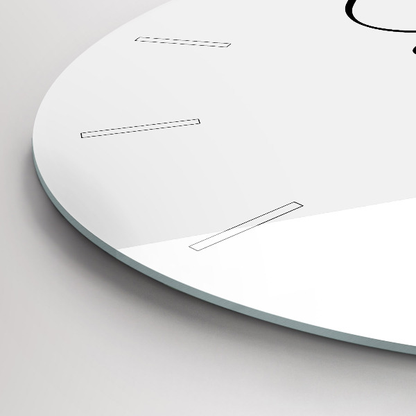 Reloj redondo pared Inscripción de viaje