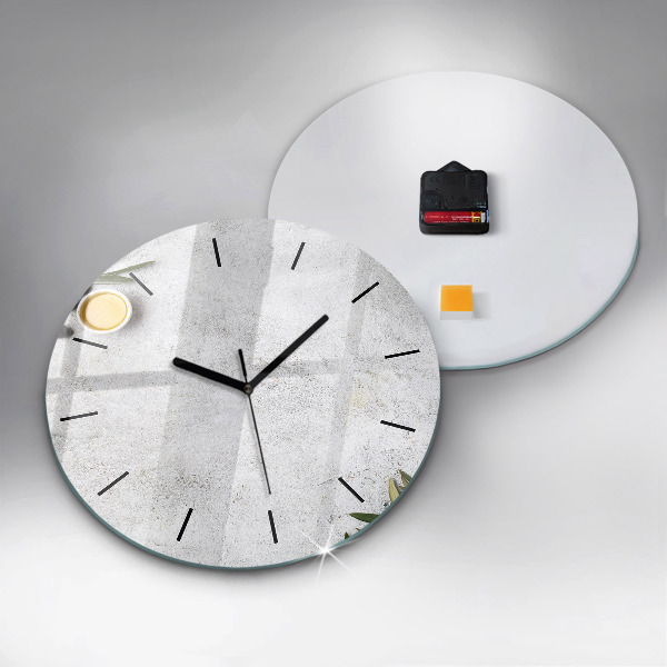 Reloj redondo pared Aceitunas minimalistas