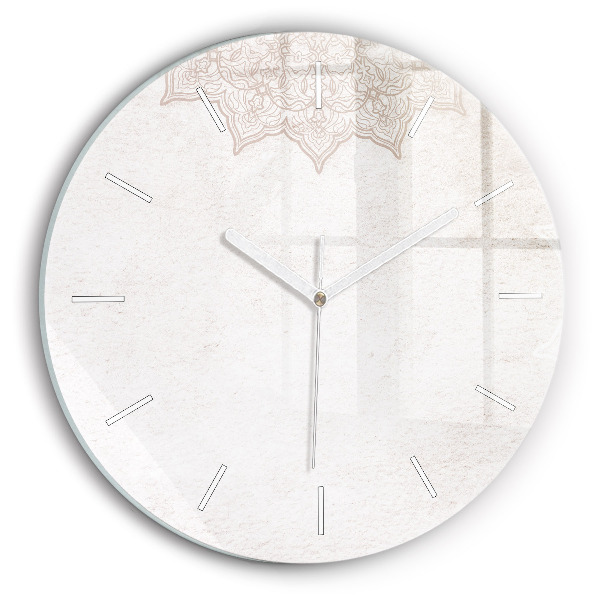 Reloj de pared redondo Patrón decorativo