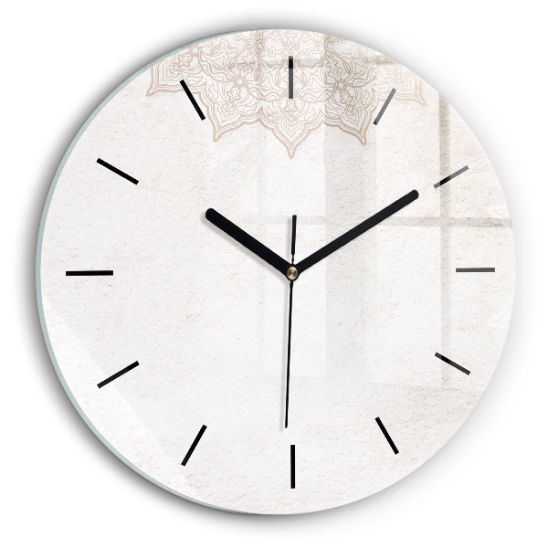 Reloj de pared redondo Patrón decorativo