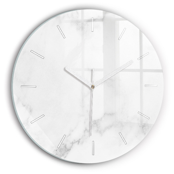 Reloj de pared redondo Mármol