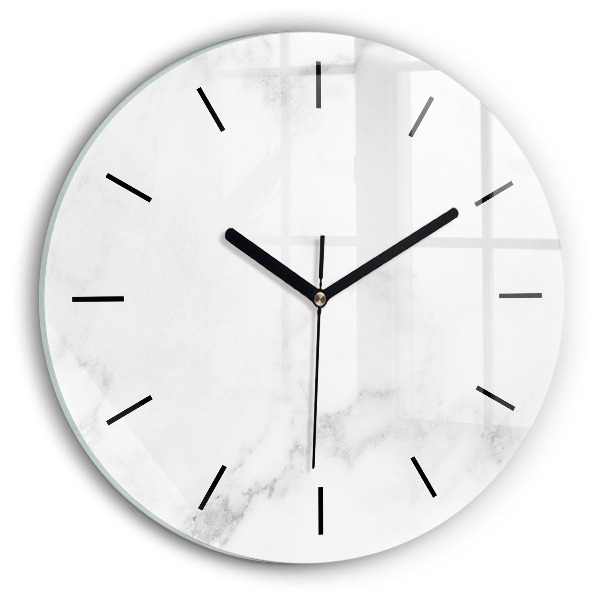 Reloj de pared redondo Mármol