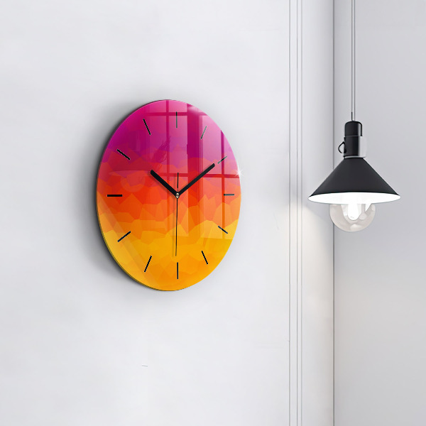 Reloj redondo pared Amanecer