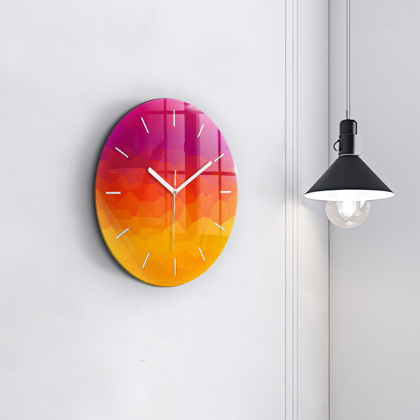 Reloj redondo pared Amanecer