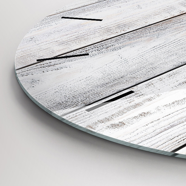 Reloj de cristal redondo Tablas pintadas