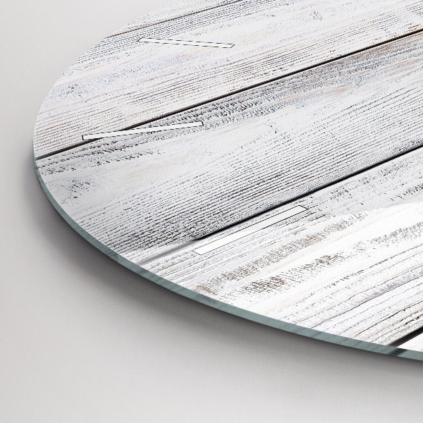 Reloj de cristal redondo Tablas pintadas