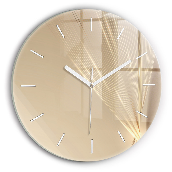 Reloj de pared redondo Luz abstracta