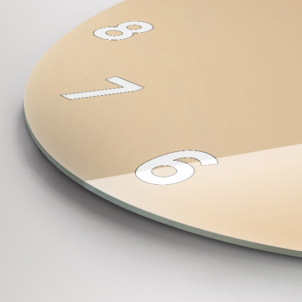 Reloj de pared redondo Luz abstracta