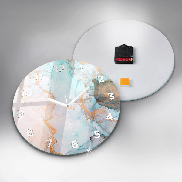 Reloj redondo pared Imagen abstracta