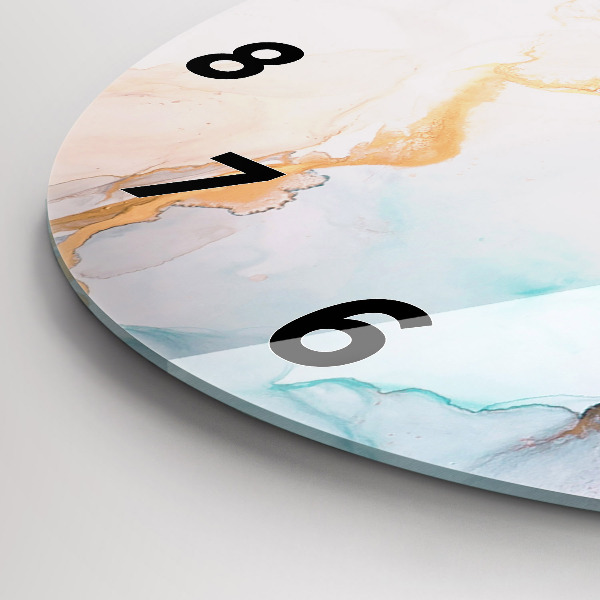 Reloj redondo pared Imagen abstracta