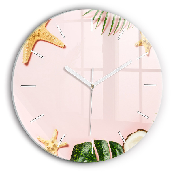 Reloj de pared redondo Ambiente veraniego