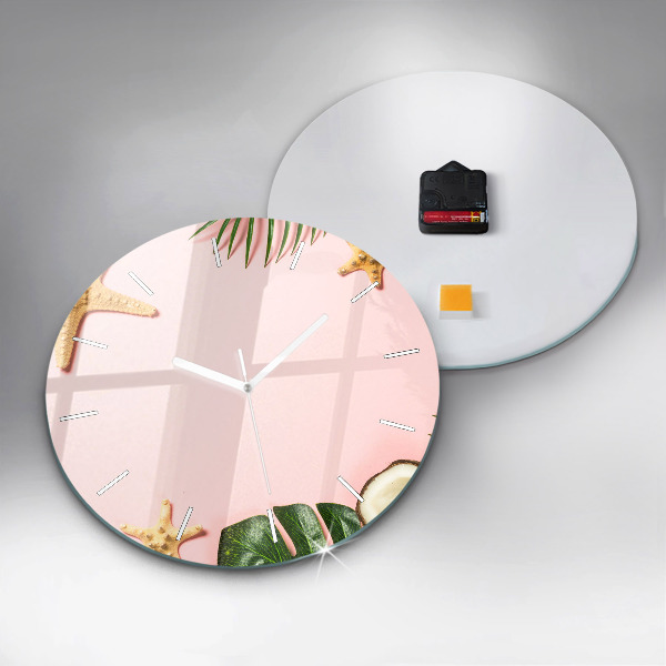 Reloj de pared redondo Ambiente veraniego