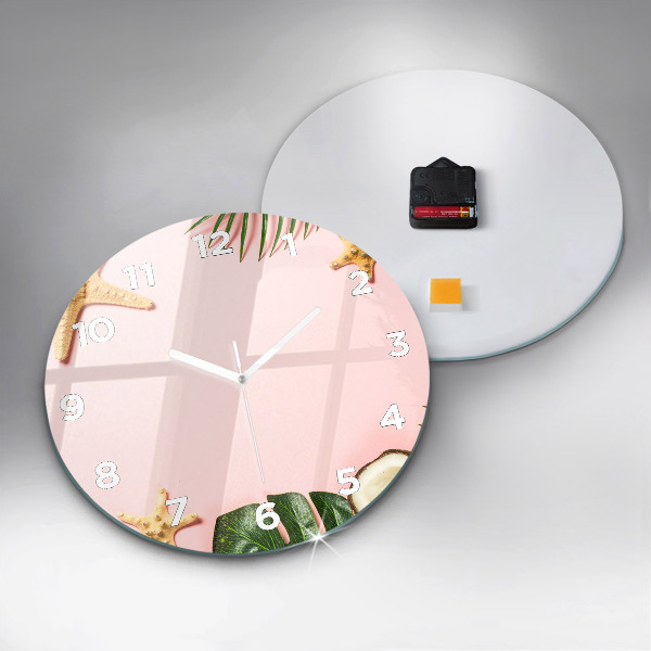 Reloj de pared redondo Ambiente veraniego