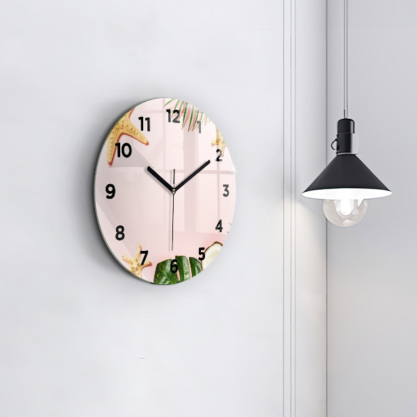 Reloj de pared redondo Ambiente veraniego