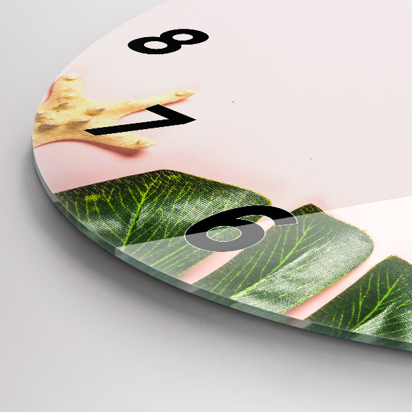 Reloj de pared redondo Ambiente veraniego