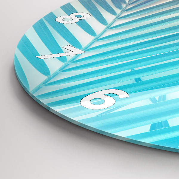 Reloj de pared redondo Palmera tropical