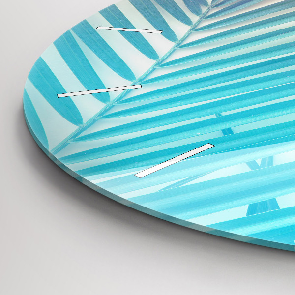 Reloj de pared redondo Palmera tropical