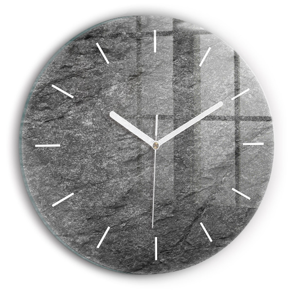 Reloj de pared redondo Roca volcánica