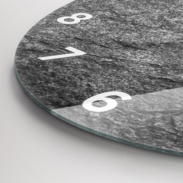 Reloj de pared redondo Roca volcánica