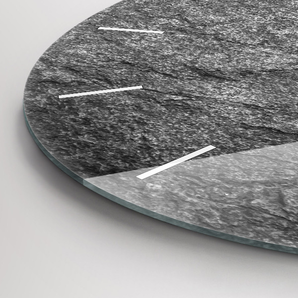 Reloj de pared redondo Roca volcánica