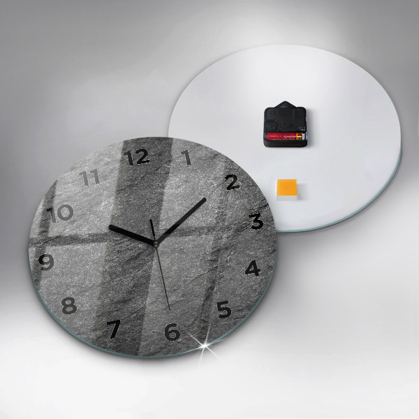 Reloj de pared redondo Roca volcánica