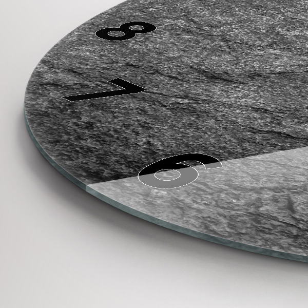 Reloj de pared redondo Roca volcánica