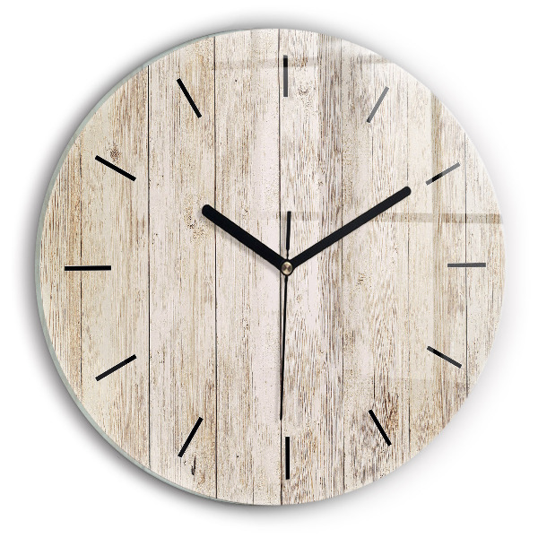 Reloj redondo pared Paneles de madera