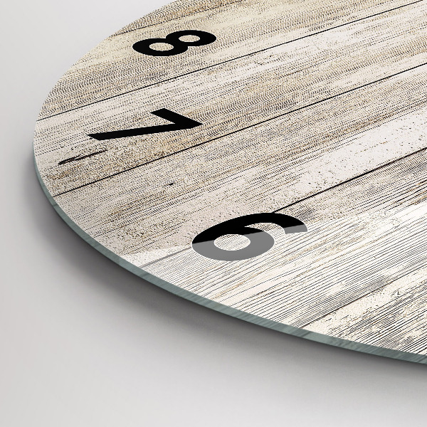 Reloj redondo pared Paneles de madera