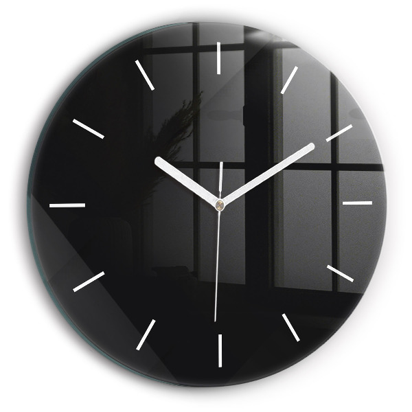 Reloj redondo pared Pared oscura