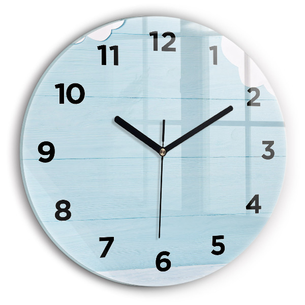 Reloj redondo pared Pizarra infantil