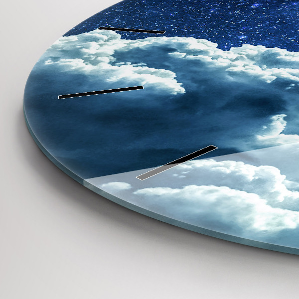 Reloj de pared redondo Cielo nocturno