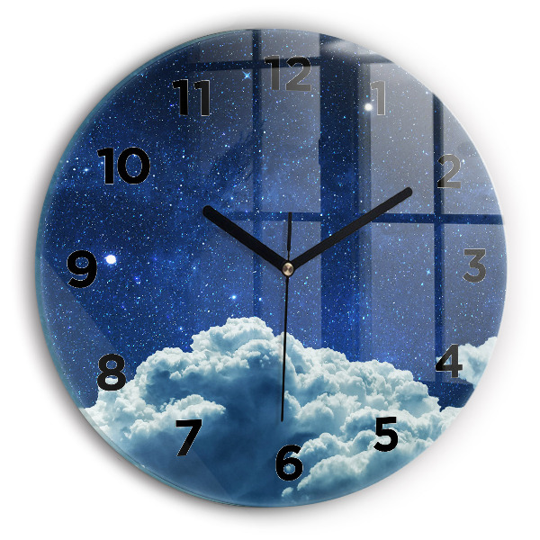 Reloj de pared redondo Cielo nocturno