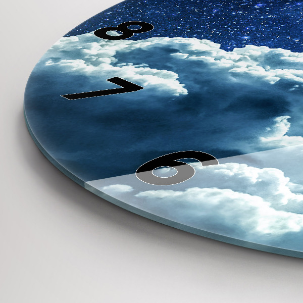 Reloj de pared redondo Cielo nocturno