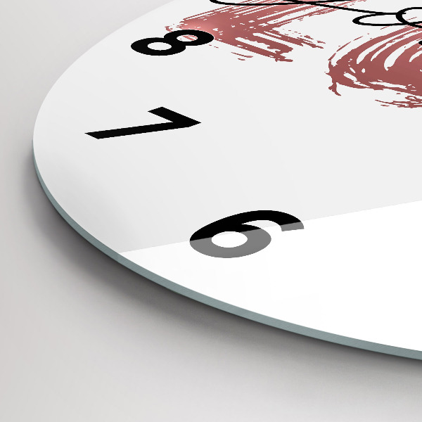 Reloj de pared redondo Inscripción ámate a ti mismo