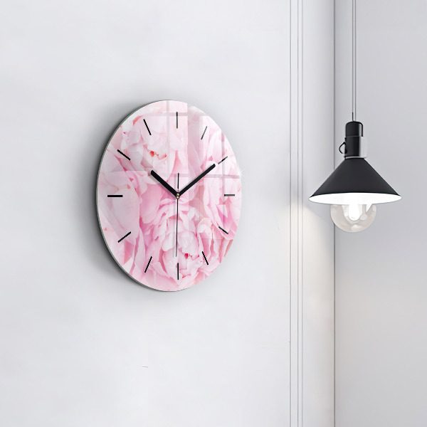 Reloj de pared redondo Flores en flor
