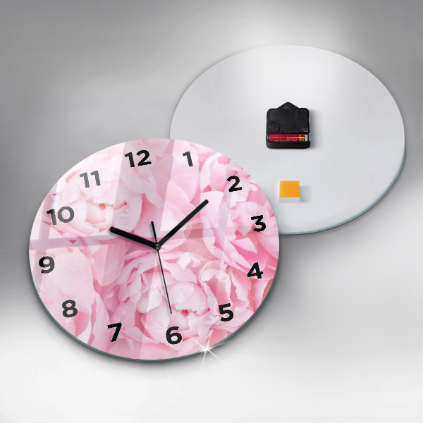 Reloj de pared redondo Flores en flor