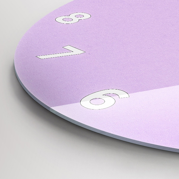 Reloj redondo pared Patrón pastel