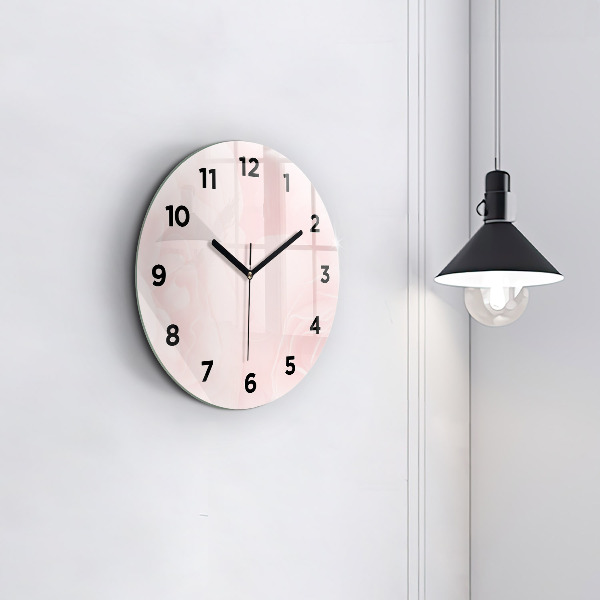 Reloj de pared redondo Rosas en flor